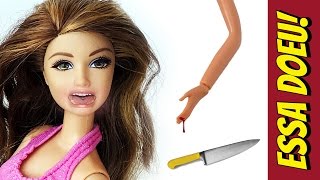 Barbie toma cuidado Animação Stop Motion [upl. by Nevram]