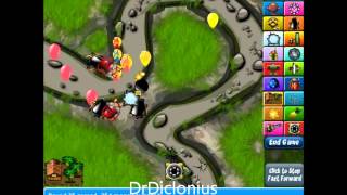 Bloons Tower Defense 4 Walkthrough  Stream Track [upl. by Trent]