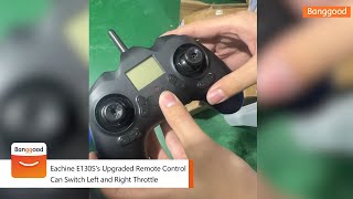 Eachine E130Ss Upgraded Remote Control Can Switch Left and Right Throttle  Shop on Banggood [upl. by Nashbar411]