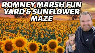 The Marsh Maze and fun yard Romney Marsh Family Vlog [upl. by Ijok]