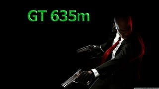 Nvidia GT 635m HitmanAbsolution [upl. by Relluf]