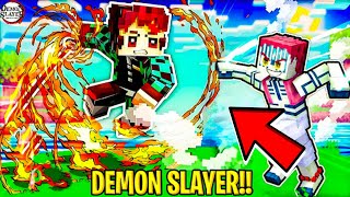 Demon Slayer MOST EPIC Mod for Minecraft PE 🔥  SandipXD [upl. by Oletha205]