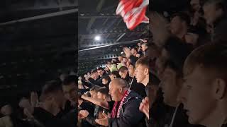 Aberdeen fans post match against rangers aberdeenfc [upl. by Lilias]