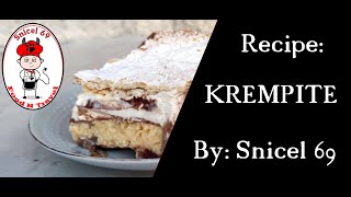 KremĹˇnita recept  đź‘ŚđźŤđź‘Ť Kremna Rezina  Krempita  Snicel 69 [upl. by Einimod44]