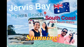 Australia Day Trips🚗Jervis bay Hyams Beach Lankan in Australia  ඕස්ට්‍රේලියාවේ රවුමක් යමු🇦🇺🌊 [upl. by Eckmann]