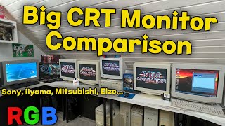 Comparing over 10 different CRT Monitors  which one is the best for Retro Gaming [upl. by Orvas500]