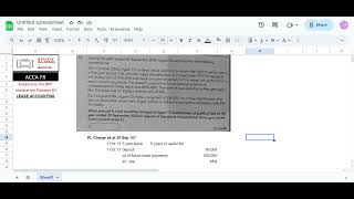 ACCA FR Lease Accounting 112 [upl. by Benjamin]