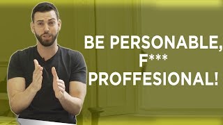 BE PERSONABLE TO BE A BETTER PROFESSIONAL [upl. by Uyr]