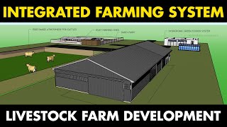 Integrated Farming System model IFS  Livestock Farm Development  Modern Agriculture [upl. by Shepperd]