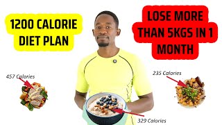 1200Calorie Diet Plan for Fast Weight Loss  Lose More Than 5KGS in 1 Month [upl. by Sommer640]