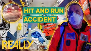 Paramedics Aid Man With Severe Head Injury From Hit amp Run  Helicopter ER [upl. by Schlenger]