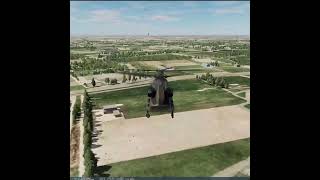 DCS shorts  Flip in his CH47F transporting supplies to FOB P9 [upl. by Latsryk]