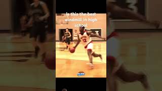 Zion Williamson did the best 360 windmill in high school 🔥👀highschool best sports [upl. by Eilasor]