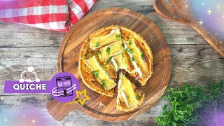 Quiche au Camembert  Une recette Air Fryer inratable [upl. by Leizahaj]