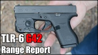 Streamlight TLR6 Glock 42 Range Report [upl. by Nyer]