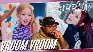 Weeekly VROOM VROOM MV REACTION  MONDAY amp SOOJIN MOTHERING 😍 [upl. by Admama]