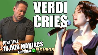 Piano Lesson Verdi Cries 10000 Maniacs [upl. by Embry423]