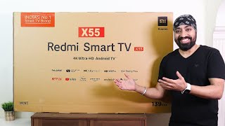 Redmi Smart TV X55  4K 55 inch Unboxing amp Impressions  Everything you wanted amp MORE 🔥 [upl. by Nawor761]