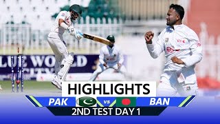 PAK vs BAN 2nd Test Day 2 Highlights Pakistan vs Bangladesh  Full Match Highlights  Babar Azam [upl. by Horowitz565]