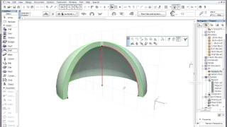 The ARCHICAD Shell Tool  RotateMirror profile of shell [upl. by Madigan]