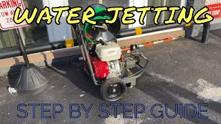 Sewer Line Hydrojetting  How to WaterJet with Valor G Jet and Camera Inspect with Ridgid SeeSnake [upl. by Helaina]