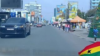 Driving Through Accra The Capital City of Ghana 🇬🇭 [upl. by Lepp44]