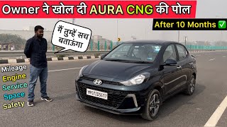 Hyundai Aura CNG Ownership Review 🔥 Long Term Ownership Review of Aura CNG [upl. by Ailenroc]