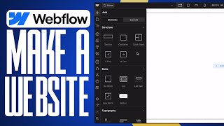 How To Use Webflow To Make A Website  Webflow Tutorial 2024 [upl. by Demmahom]