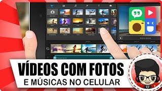 PhotoGrid 2018 Como fazer vídeos de fotos pelo Celular usando o App [upl. by Roxy]