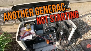 Generac Home Generator Wont Start Over Crank 1502 Code [upl. by Ferino]