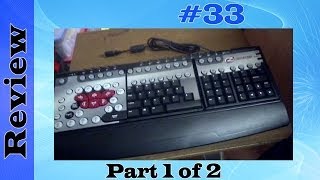 Ideazon Zboard Gaming Keyboard v2  Part 1 Keyboard and Gaming keysets  Review [upl. by Aniroc310]