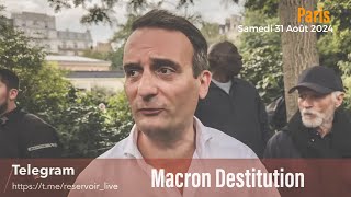 En direct Macron Destitution  DenfertRochereau [upl. by Mariellen]