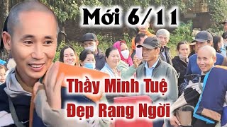 Thầy Minh Tuệ 611 khất thực đẹp rạng ngời người dân bức xúc Bà Phương Hằng tại sao [upl. by Heer218]