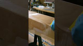 Structure for the Kayak  Fiberglassing the Hull [upl. by Hamlen]