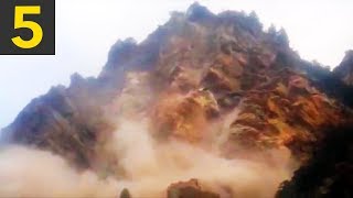 Extreme landslide caught on camera VIDEO [upl. by Irrok408]