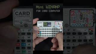 Tiny Winamp for Card Computer esp32 winamp arduino customfirmware m5stack m5cardputer [upl. by Julieta]