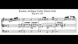 Komm Heiliger Geist Herr Gott Dietrich Buxtehude 16371707 BuxWV 199  Michał Szostak [upl. by Nagn]