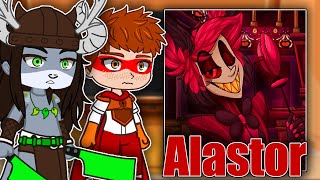 DreamWorks Villains React To Alastor  Hazbin Hotel  Gacha react [upl. by Nailil679]