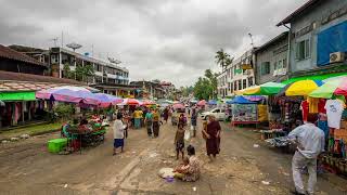 Time Lapse view of Yangon City in Myanmar [upl. by Adiv]