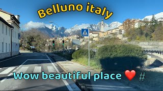 Belluno italy 4k 2022  italy vlog 4k  4k drive  italy walking tour [upl. by Karub]