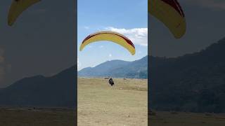 Paragliding Landing Video  Pame Pokhara [upl. by Assilaj]