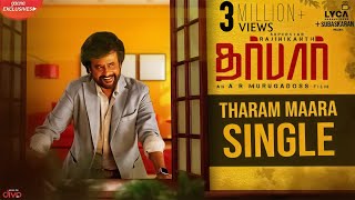 DARBAR Tamil  Tharam Maara Single Lyric Video  Rajinikanth  AR Murugadoss  Anirudh [upl. by Henning]