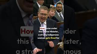 Andrew Scheer Claims Jody Wilson Raybould Was Fired for Exposing PMs Criminal Interference [upl. by Eirdua]