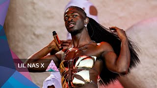 Lil Nas X  Montero Call Me By Your Name Glastonbury 2023 [upl. by Inot869]