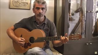 Dimitris Mistakidis plays guitar made by Tasos Mahogany 50 [upl. by Urbas519]