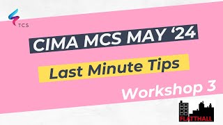 CIMA Management Case Study MCS May 2024 Flatthall Final Workshop [upl. by Walkling232]