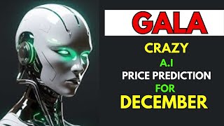 Insane GALA GAMES Price Prediction for DECEMBER by AI [upl. by Yurik]