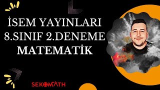 İsem Yayınları LGS TG Matematik 2Deneme 2022 [upl. by Rahcir]