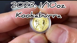 Reviewing 110oz Gold 2023 Kookaburra Coin SilverProspect [upl. by Lauretta]