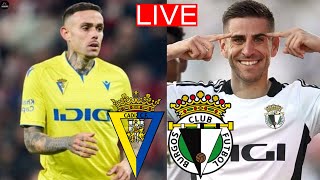 LIVE Cadiz vs Burgos  LaLiga 2 Full Match Streaming [upl. by Irakuy]